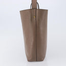 LOEWE Shoulder Bag Leather Beige Gold Tone Auth bs37066-3