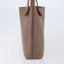 LOEWE Shoulder Bag Leather Beige Gold Tone Auth bs37066-4