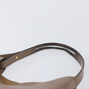 LOEWE Shoulder Bag Leather Beige Gold Tone Auth bs37066-15