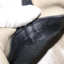 LOEWE Amazona 32 Hand Bag Suede Khaki Gold Tone Auth bs37068-12