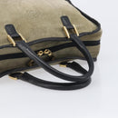 LOEWE Amazona 32 Hand Bag Suede Khaki Gold Tone Auth bs37068-7