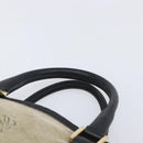 LOEWE Amazona 32 Hand Bag Suede Khaki Gold Tone Auth bs37068-14