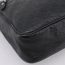 GUCCI GuccissimaGG Shoulder Bag Leather Black Silver 322080 Auth bs37071-15