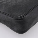 GUCCI GuccissimaGG Shoulder Bag Leather Black Silver 322080 Auth bs37071-17