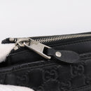 GUCCI GuccissimaGG Shoulder Bag Leather Black Silver 322080 Auth bs37071-10