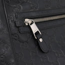 GUCCI GuccissimaGG Shoulder Bag Leather Black Silver 322080 Auth bs37071-23