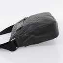 GUCCI GuccissimaGG Shoulder Bag Leather Black Silver 322080 Auth bs37071-3