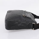 GUCCI GuccissimaGG Shoulder Bag Leather Black Silver 322080 Auth bs37071-4