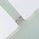 CHANEL Tote Bag Rubber Green Silver CC Auth bs37074-16