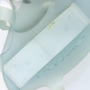 CHANEL Tote Bag Rubber Green Silver CC Auth bs37074-18