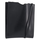 HERMES Omenitu Shoulder Bag Leather Black Auth bs37075-1