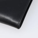 HERMES Omenitu Shoulder Bag Leather Black Auth bs37075-13