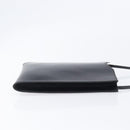 HERMES Omenitu Shoulder Bag Leather Black Auth bs37075-4