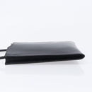 HERMES Omenitu Shoulder Bag Leather Black Auth bs37075-5