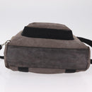 CHANEL Sports Line Tote Bag Canvas 2way Gray Silver CC Auth bs37077-15