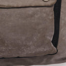 CHANEL Sports Line Tote Bag Canvas 2way Gray Silver CC Auth bs37077-3