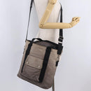 CHANEL Sports Line Tote Bag Canvas 2way Gray Silver CC Auth bs37077-30