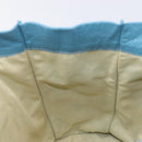 VALENTINO Tote Bag Leather Light Blue Gold Tone Auth bs37079-22
