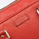 GUCCI Diamante Business Bag PVC Leather Red Gold Tone 344357 Auth bs37080-18