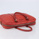 GUCCI Diamante Business Bag PVC Leather Red Gold Tone 344357 Auth bs37080-6
