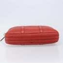 GUCCI Diamante Business Bag PVC Leather Red Gold Tone 344357 Auth bs37080-5