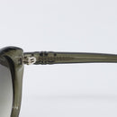 Salvatore Ferragamo Gancini Sunglasses Plastic Khaki Silver Auth bs37082-15