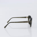 Salvatore Ferragamo Gancini Sunglasses Plastic Khaki Silver Auth bs37082-4