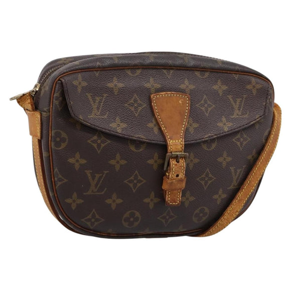 LOUIS VUITTON Monogram Jeune Fille MM Shoulder Bag M51226 LV Auth bs37088