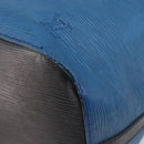 LOUIS VUITTON Epi Petit Noe Shoulder Bag Bicolor Blue Black M44152 Auth bs37093-14