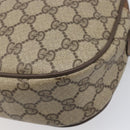 GUCCI GG Supreme Web Sherry Line Clutch Bag PVC Beige 89 01 034 Auth bs37095-10