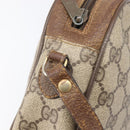 GUCCI GG Supreme Web Sherry Line Clutch Bag PVC Beige 89 01 034 Auth bs37095-13