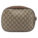 GUCCI GG Supreme Web Sherry Line Clutch Bag PVC Beige 89 01 034 Auth bs37095-3