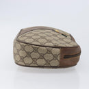 GUCCI GG Supreme Web Sherry Line Clutch Bag PVC Beige 89 01 034 Auth bs37095-4