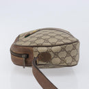 GUCCI GG Supreme Web Sherry Line Clutch Bag PVC Beige 89 01 034 Auth bs37095-5