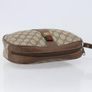 GUCCI GG Supreme Web Sherry Line Clutch Bag PVC Beige 89 01 034 Auth bs37095-6