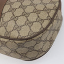GUCCI GG Supreme Web Sherry Line Clutch Bag PVC Beige 89 01 034 Auth bs37095-8