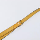 GUCCI Micro GG Hand Bag Patent 2way Yellow Gold Tone 809617 Auth bs37096-14