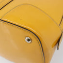 GUCCI Micro GG Hand Bag Patent 2way Yellow Gold Tone 809617 Auth bs37096-18