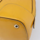 GUCCI Micro GG Hand Bag Patent 2way Yellow Gold Tone 809617 Auth bs37096-20
