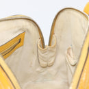GUCCI Micro GG Hand Bag Patent 2way Yellow Gold Tone 809617 Auth bs37096-28