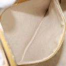 GUCCI Micro GG Hand Bag Patent 2way Yellow Gold Tone 809617 Auth bs37096-31