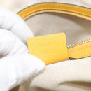 GUCCI Micro GG Hand Bag Patent 2way Yellow Gold Tone 809617 Auth bs37096-32