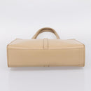 GUCCI Jackie Hand Bag Leather Beige Silver 002 1064 Auth bs37097-5