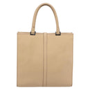 GUCCI Jackie Hand Bag Leather Beige Silver 002 1064 Auth bs37097-2