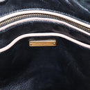 Miu Miu Hand Bag Leather 2way Beige Gold Tone Auth bs37100-22