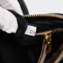 Miu Miu Hand Bag Leather 2way Beige Gold Tone Auth bs37100-12