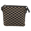 BOTTEGA VENETA Shoulder Bag Canvas Black Silver Auth bs37102-13