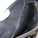 BOTTEGA VENETA Shoulder Bag Canvas Black Silver Auth bs37102-12