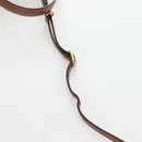 Miu Miu Hand Bag Leather 2way Brown Gold Tone Auth bs37103M-15