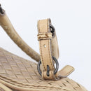 BOTTEGA VENETA INTRECCIATO Hand Bag Leather Beige 180176 Auth bs37104-19